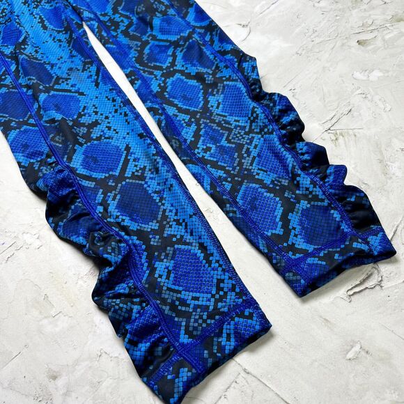 Lululemon Speed Tight IV Ziggy Snake SIZE 6 Pipe Dream Sapphire Blue Legging - Picture 7 of 10